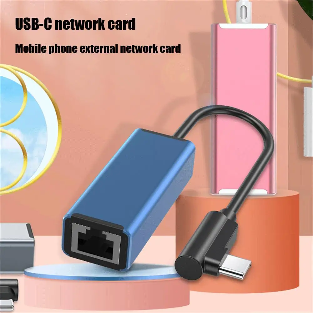 Портативный сетевой адаптер Type-c к RJ45 проводной Ethernet-конвертер Usb C для Windows MAC OS