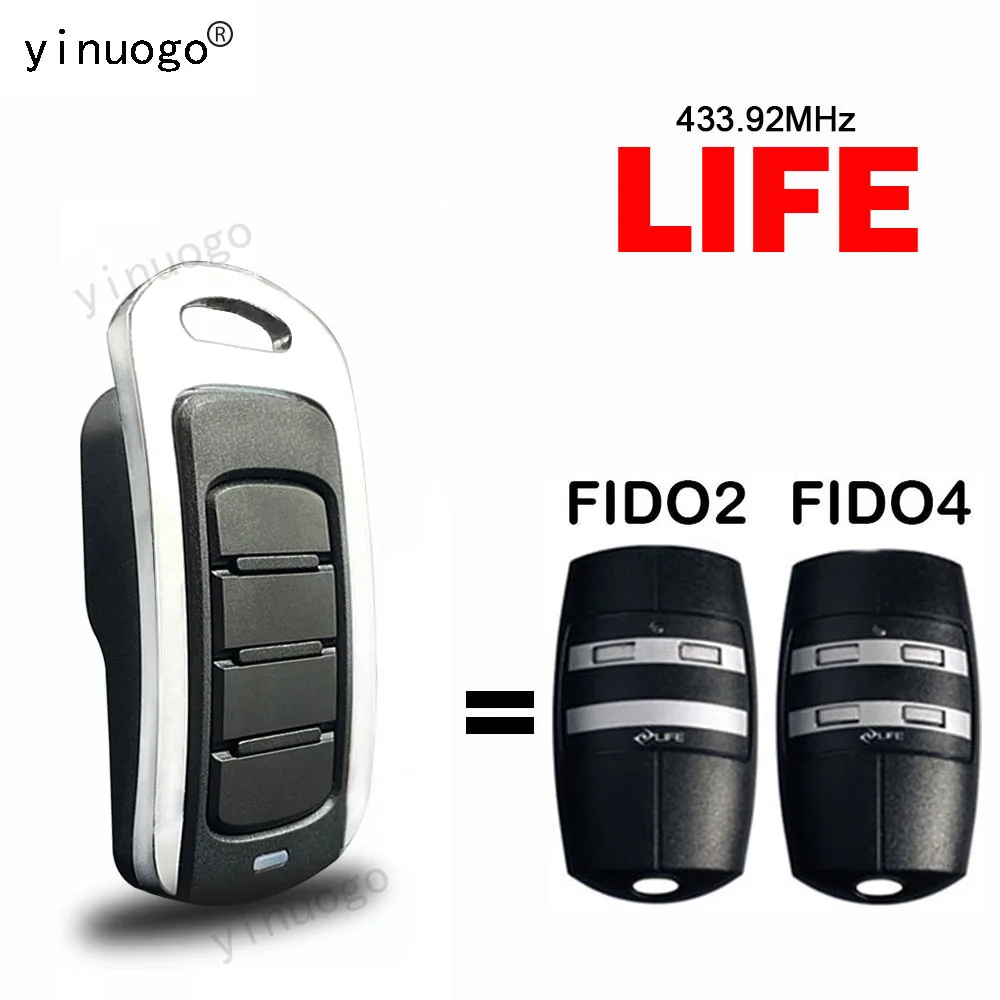 LIFE FIDO2 FIDO4 Garage Remote Control 433.92MHz Rolling Code LIFE Garage Door Remote Control Transmitter Command Gate Opener
LIFE FIDO2 FIDO4 Garage Remote Control 433.92MHz Rolling Code LIFE Garage Door Remote Control Transmitter Command Gate Opener