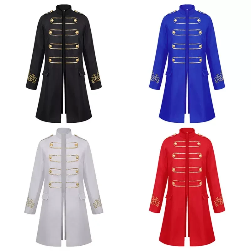 

Apocrypha Men's Medieval Steampunk Tailcoat Vampire Gothic Jackets Frock Coat