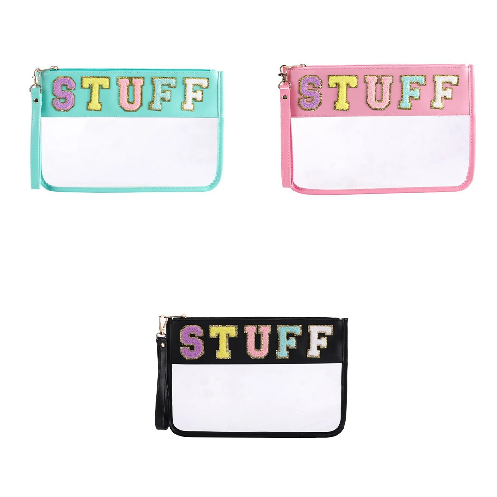 

Водонепроницаемая прозрачная сумка, удобная трендовая сумка для хранения макияжа, несколько цветов и вариантов, green-ST