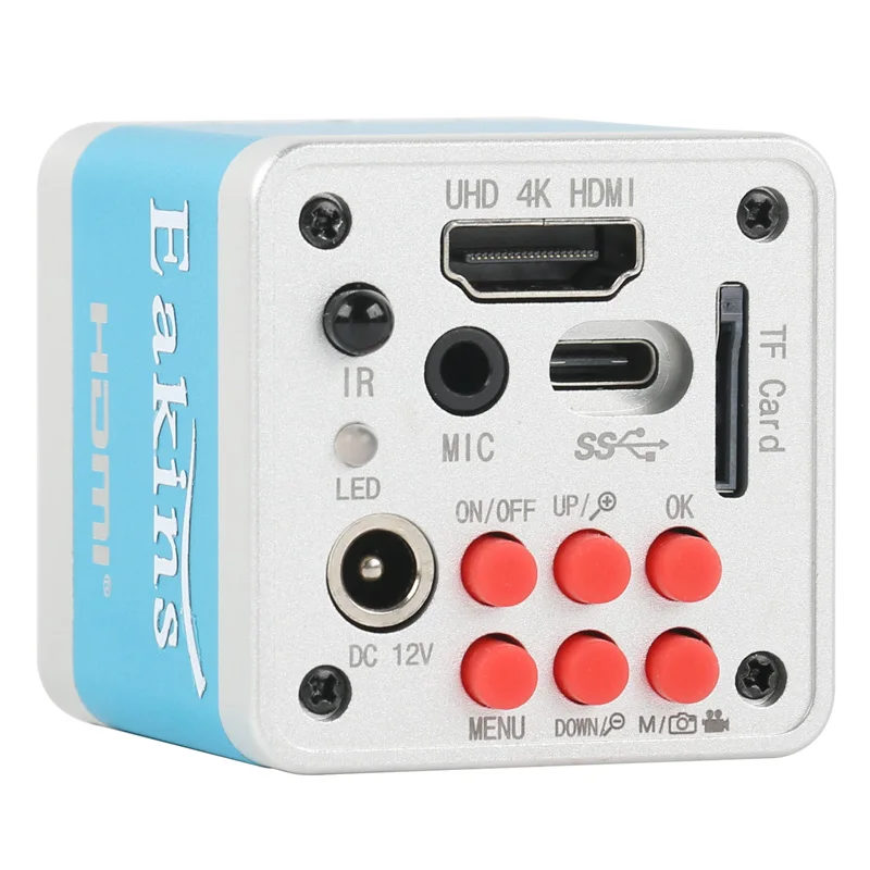 

41MP 4K 1080P UHD HDMI USB Industrial Microscope Digital Video Camera Remote Control For Phone PCB Soldering Repair