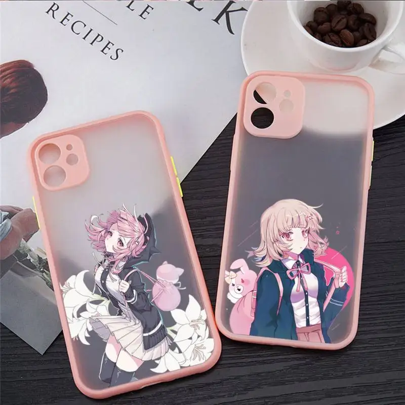 

Chiaki Nanami Danganronpa anime Phone Case matte transparent For iphone 11 12 13 7 8 plus mini x xs xr pro max cover