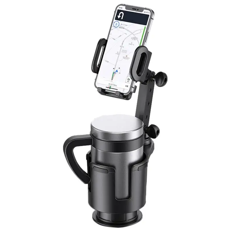 

Phone Cup Holder Phone Holder Cup Holder 2 In 1 Adjustable Base With 360 Rotation Universal Multifunctional Cup Holder Cell