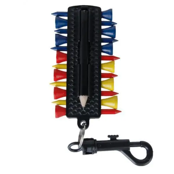

8x Golf Keeper Key Chain 12 Tees Markers Accessory