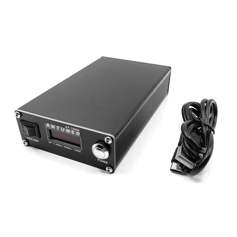 

AT100M Universal Antenna Auto Tuner Tuner Antenna Auto Tuner 1.8Mhz-30Mhz 100W Antenna Tuner