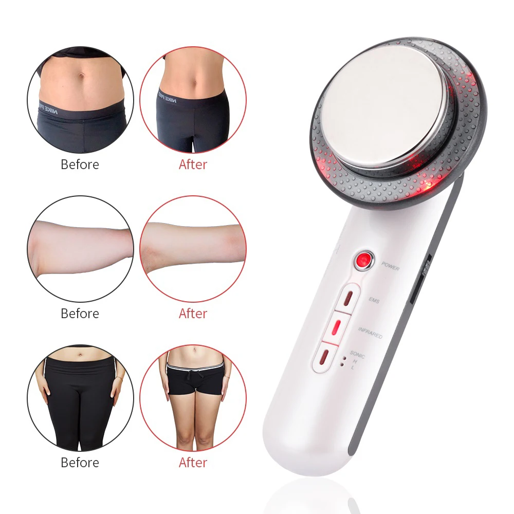 

Ultrasound Cavitation Slimming massage Machine Fat Burner Body Slim Massager Weight Loss Facial Lifting EMS MicroCurrent