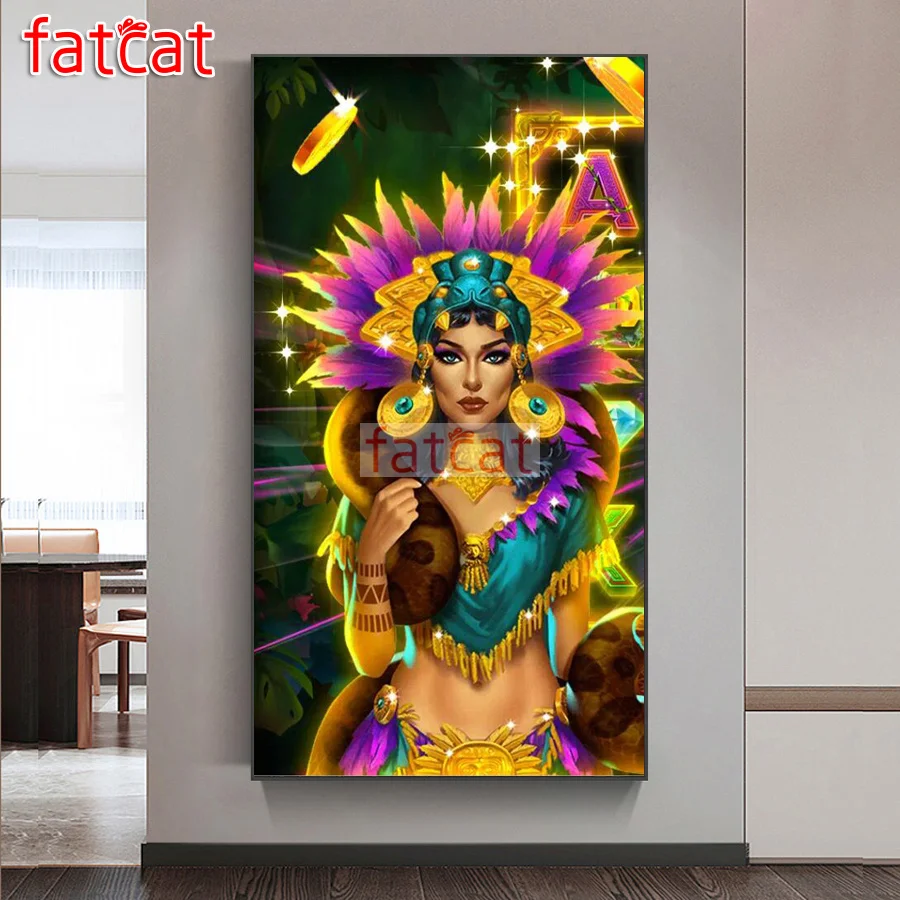 

Мозаика FATCAT абстрактная Павлин белый цветок 5D алмазная живопись большая полная Алмазная вышивка животные домашний декор AE3338