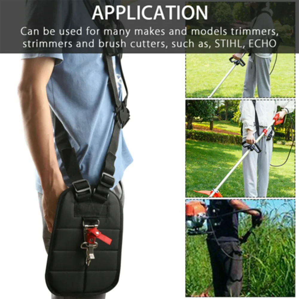 

Double Shoulder Strap Harness For Brushcutter Whipper Snipper Trimmers Universal Trimmer Double Shoulder Strap Garden Supplies