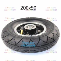 electric scooter tyre with wheel hub 8 scooter 200x50 tyre inflation electric vehicle aluminium alloy wheel pneumatic tire