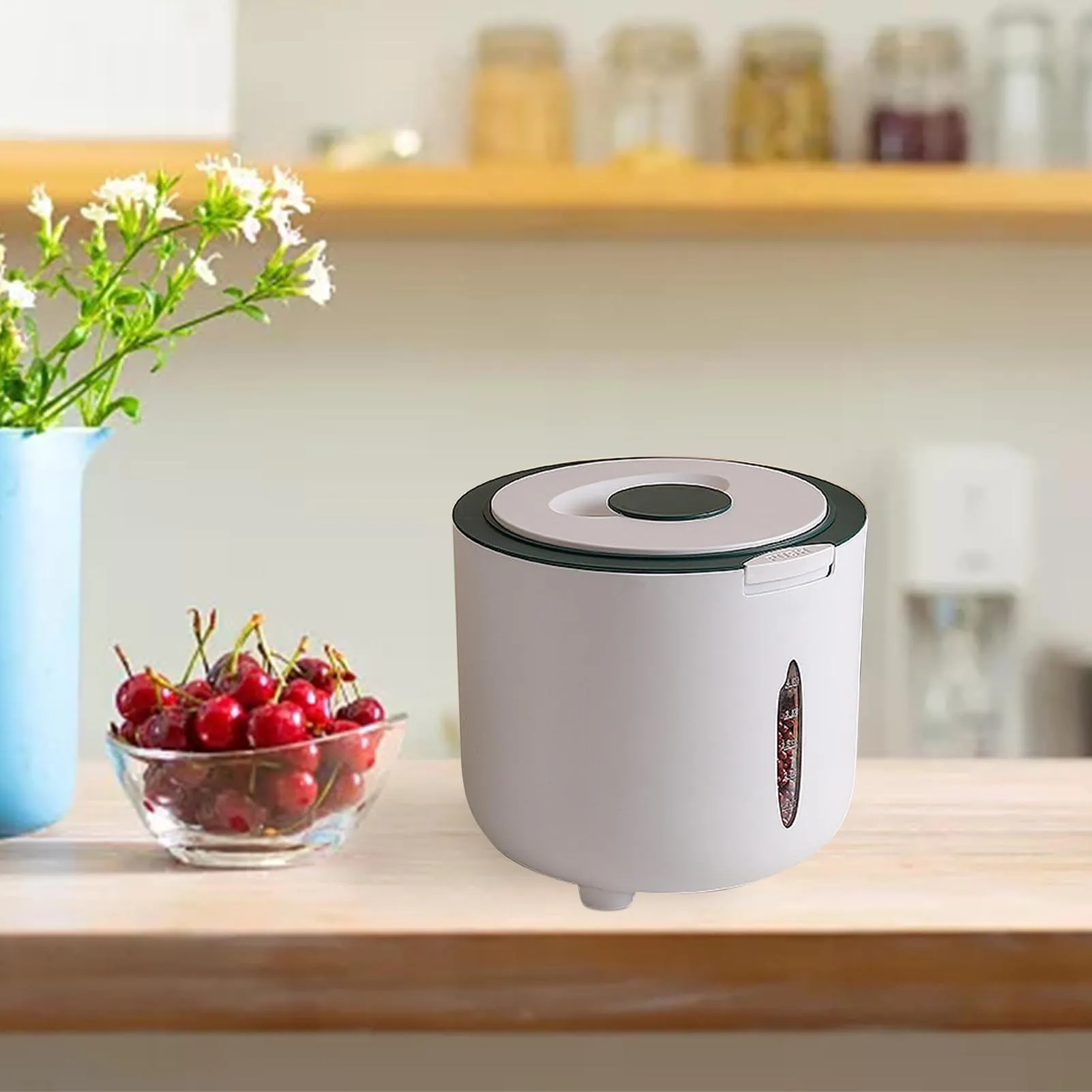 

Rice Storage Container Cereal Rice Storage Container Rice Food Storage Bucket With Lid Sealed Rice Bucket Household Large