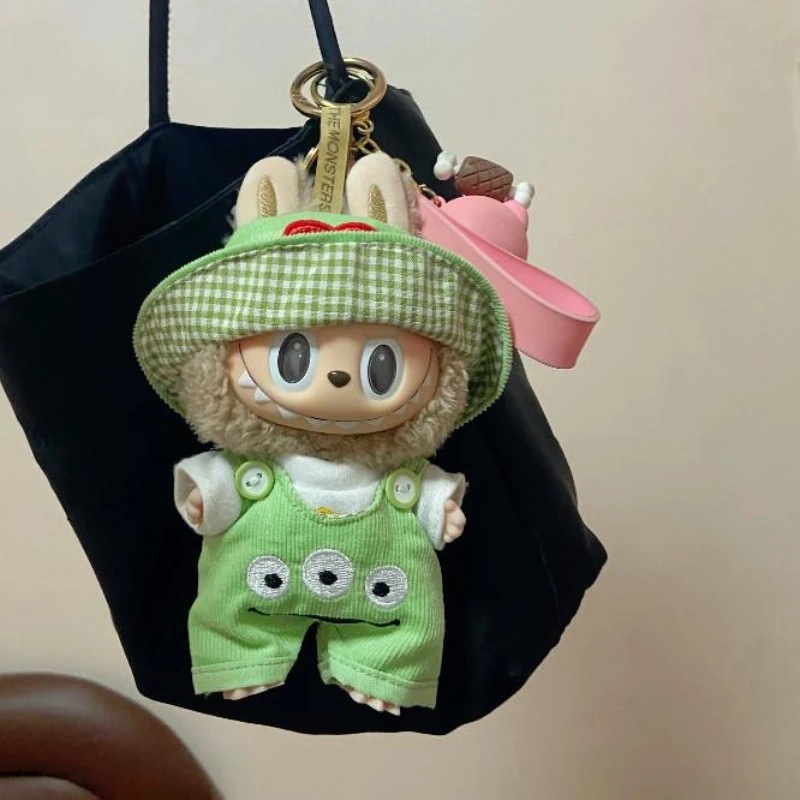 Одежда для кукол Labubu 17 см толстовки с капюшоном аксессуары милые украшения