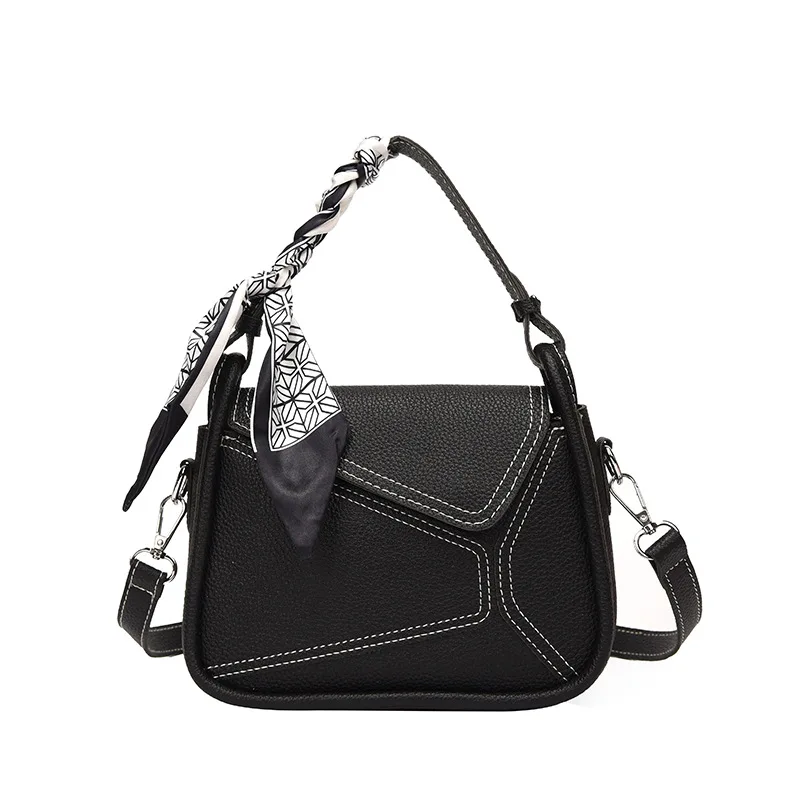

2022 Autumn new Ladies bag Retro High-end Temperament Fashion All-Match Niche Stitching Large-Capacity Hand-Held One-Shoulder Me