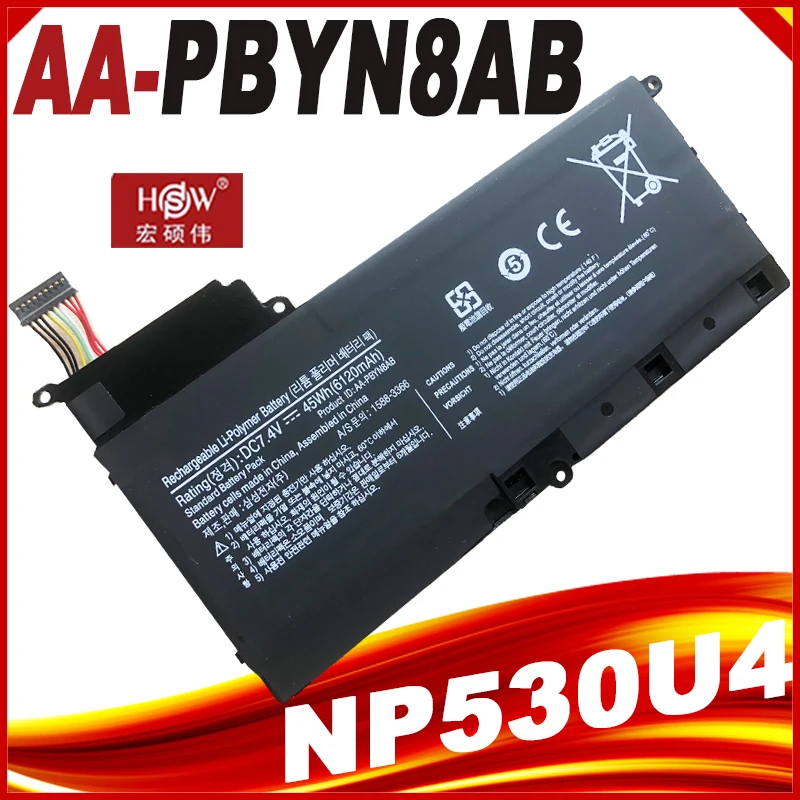Аккумулятор для ноутбука 7 4 В/45 Вт/6120 мАч AA-PBYN8AB AA-PLYN8AB For NP530U4B NP530U4C NP535U4C NP520U4C