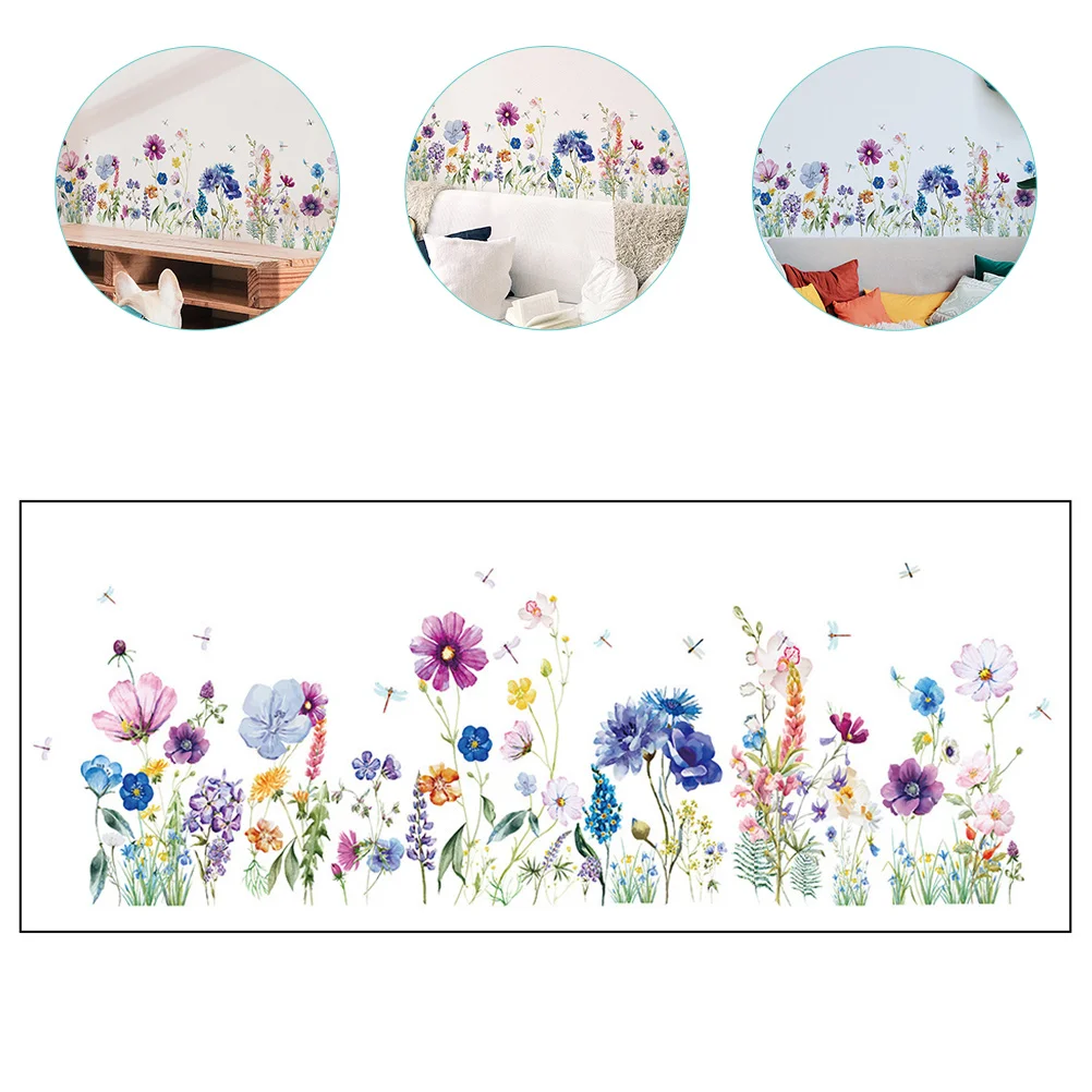 

Wall Stickers Decals Flowerfloralroom Vinyl Wallpaper Decal Home Sunflower Muralclings Window Dragonfly Kids Nurserydecoration