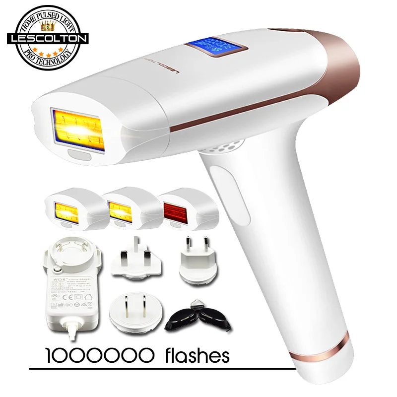 

Original Lescolton 3in1 IPL Epilator Hair Removal LCD Display Machine Laser Permanent Bikini Trimmer Electric depilador a laser