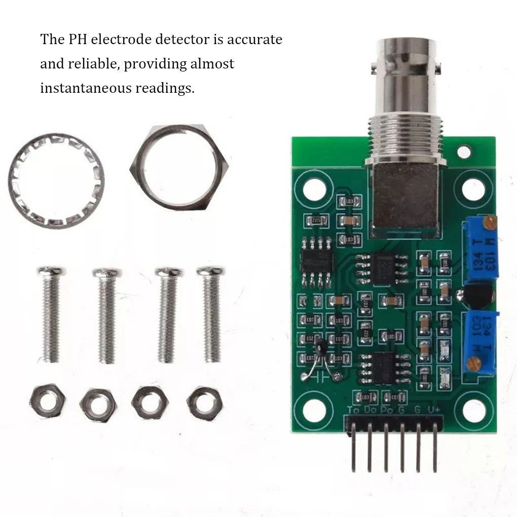 

1 Set ABS 0-14 PH Tester Module Portable Detachable BNC Connector Accurate Sensor Detector Meter Gauge with Probe