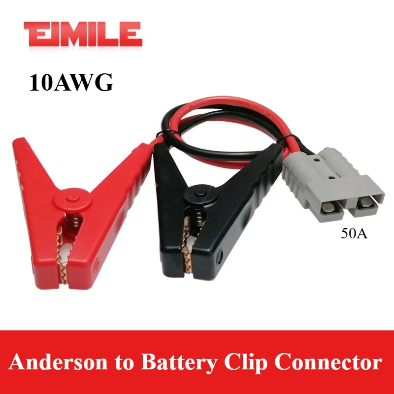 

Разъемы Anderson 50A для аккумулятора с крокодилами