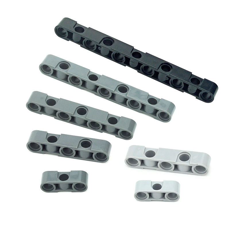 

DIY Beam Special 1x3/5/7/9/11 Holes Open Center Thick Hole Building Blocks Studless Liftarm Truck Crane DIY Toys For Children