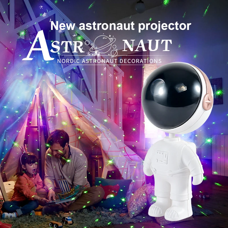 

NEW Astronaut Star Light Sky Galaxy Projector Spaceman Table Decorative Lamp Romantic Atmosphere Projection Lamp Luminaires Gift