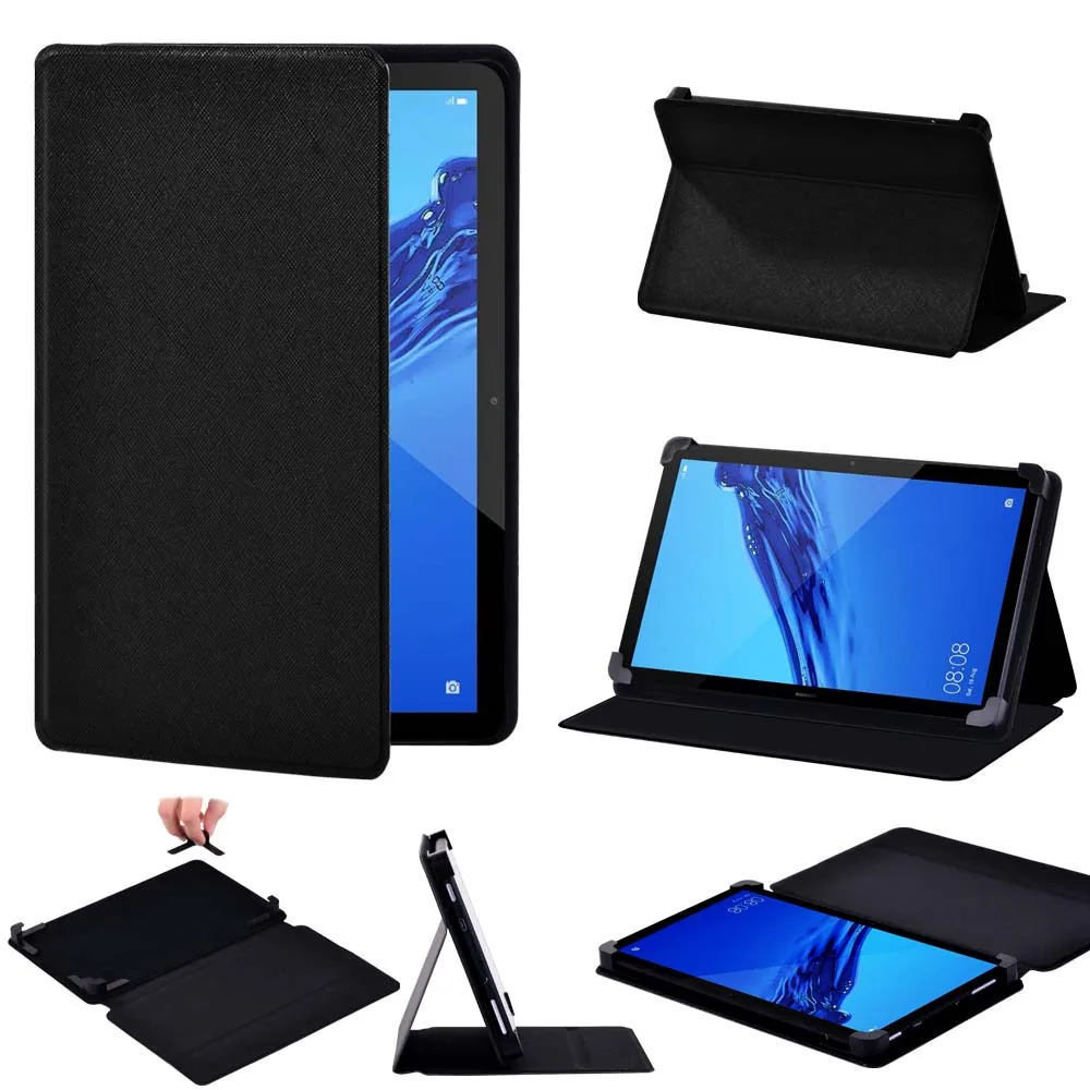 

Tablet Case for Huawei MediaPad T1 T2 T3 T5 Leather Protective Cover Tablet Anti-fall Stand for 7/8/9.6/10.1 Inch