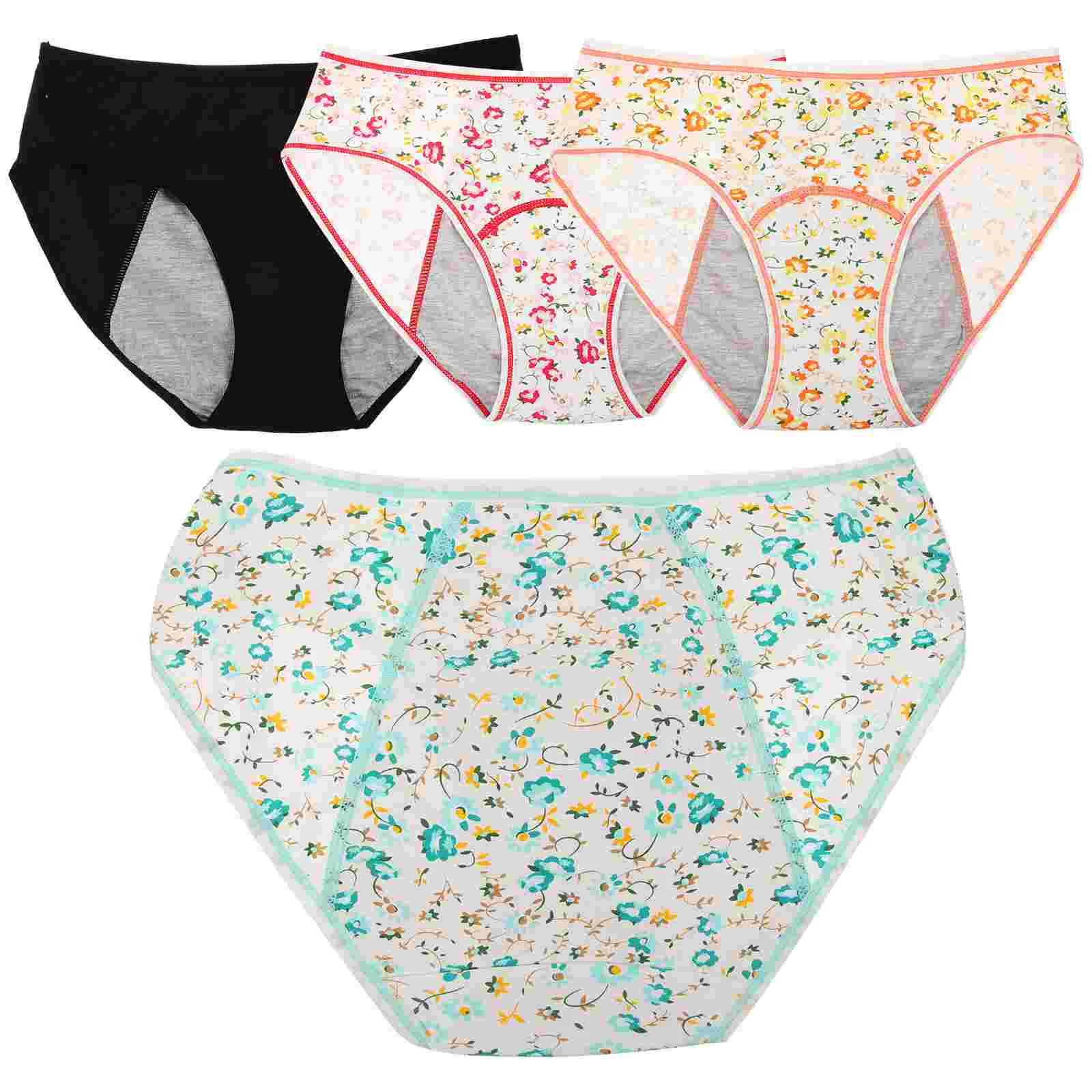 

Хлопковое менструальное женское белье с защитой от протечек для подростков