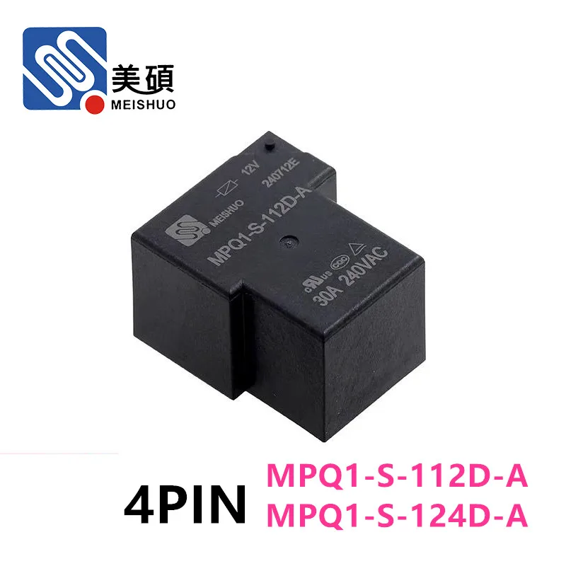 Фото 1 шт. реле MEISHUO MPQ1-S-112D-A MPQ1-S-124D-A 4Pin 30A синхронное NT90 SLA-12VDC-A 5 В 12 В 24 В силовое реле №1