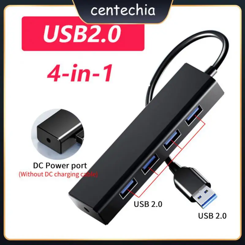 

Multi-splitter Adapter Otg 480mbps Portable Usb Hub 4-in-1 High-speed For Laptops Tablets Smartphones Expander Usb 2.0 3.0