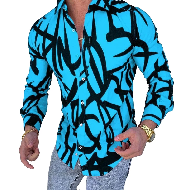 

2023 Newest Man Clothing Casual Shirt for Mens England Style Trip Dating Slim Fit Vintage Button Up Spring Autumn