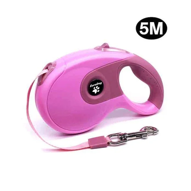 

EuroDog Auto Strip Dog Walking Leash 5 Mt Pink 397732613 Cat, dog, cat accessory, Dog accessory, cat bag,cat house,