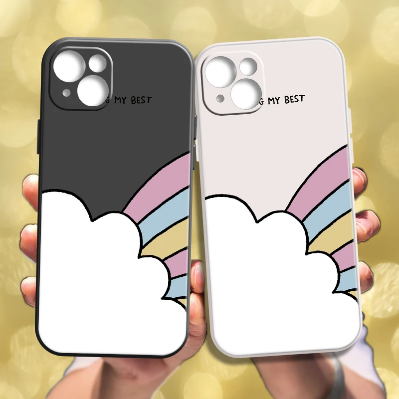 

iPhone 8 Case 6 Plus 7 13 SE 8 Mini Xs 11 12 6s XR Max X 2020 ProMax Doing Best Rainbow Cloud Phone Covers Taser Plain Holder