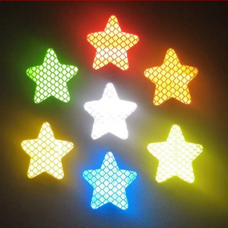 

5 шт./партия, светоотражающие наклейки на обод колеса велосипеда