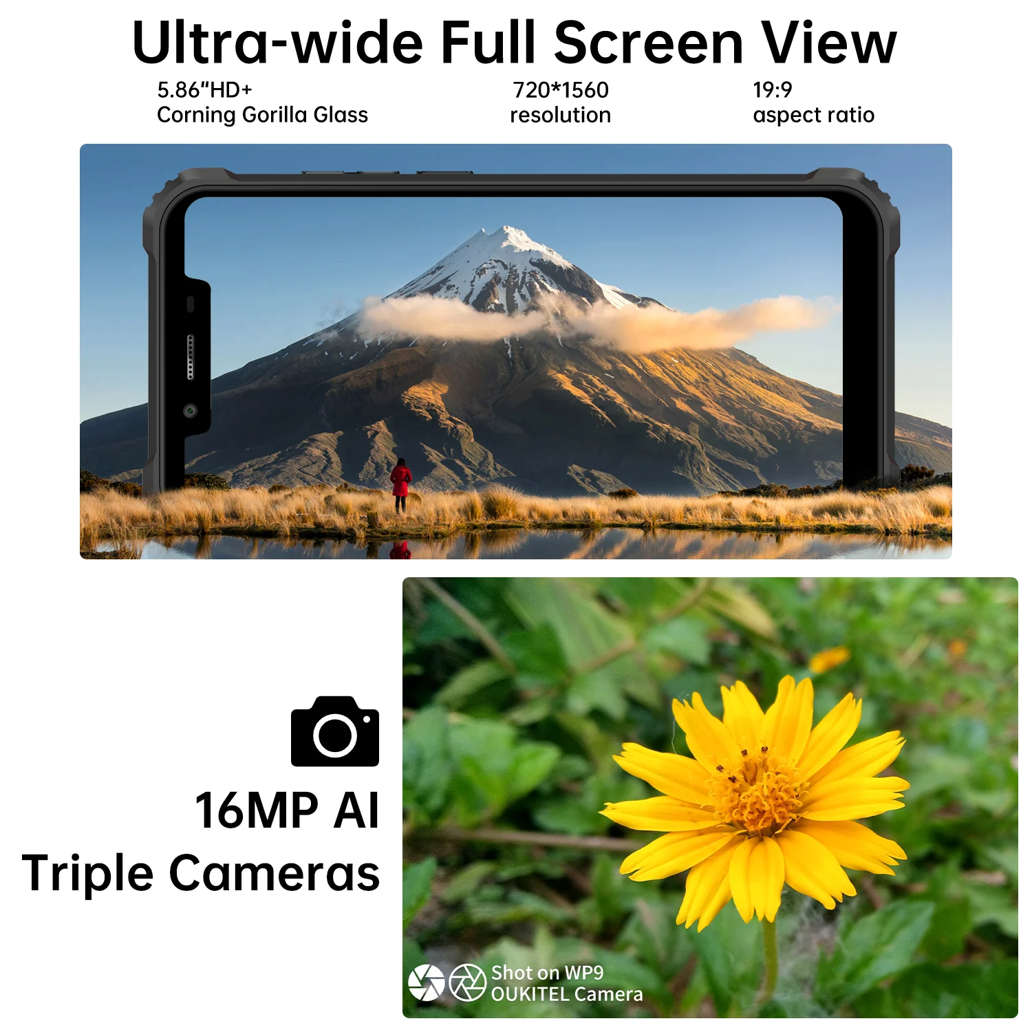 Kup OUKITEL WP9 IP68 Wodoodporny Smartfon 8000mAh Android 10.0 Goole Pay GPS 4G 5.8 Cali 6GB 12GB Telefony Komórkowe Wersja Globalna