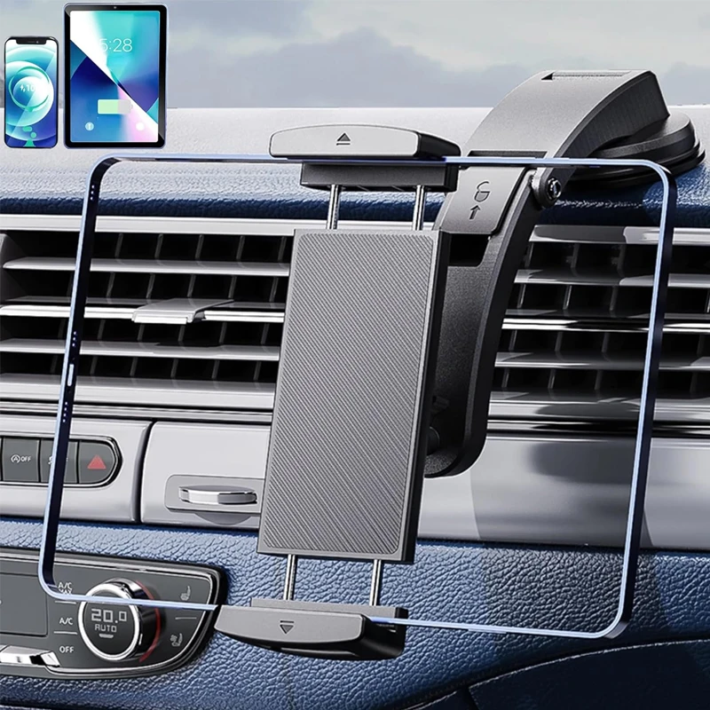 Универсальный автомобильный держатель для планшета с поворотом на 360 градусов