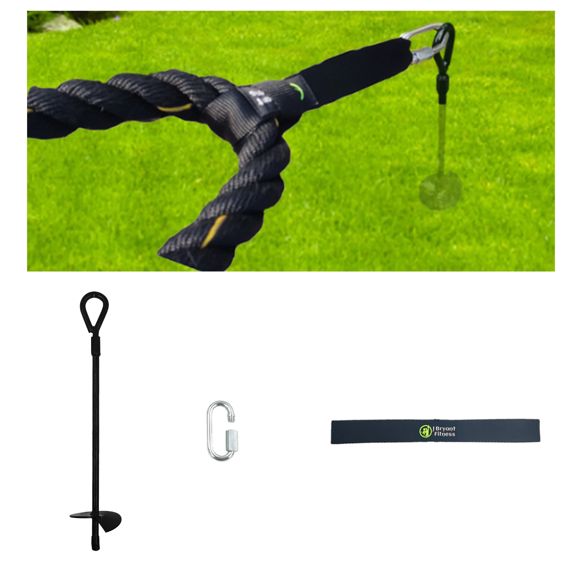 

Battle Rope Anchor Kit for Outdoor Garage Ground Anchor Anchor Grass Fitness Equipment Battle Rope Accessories
