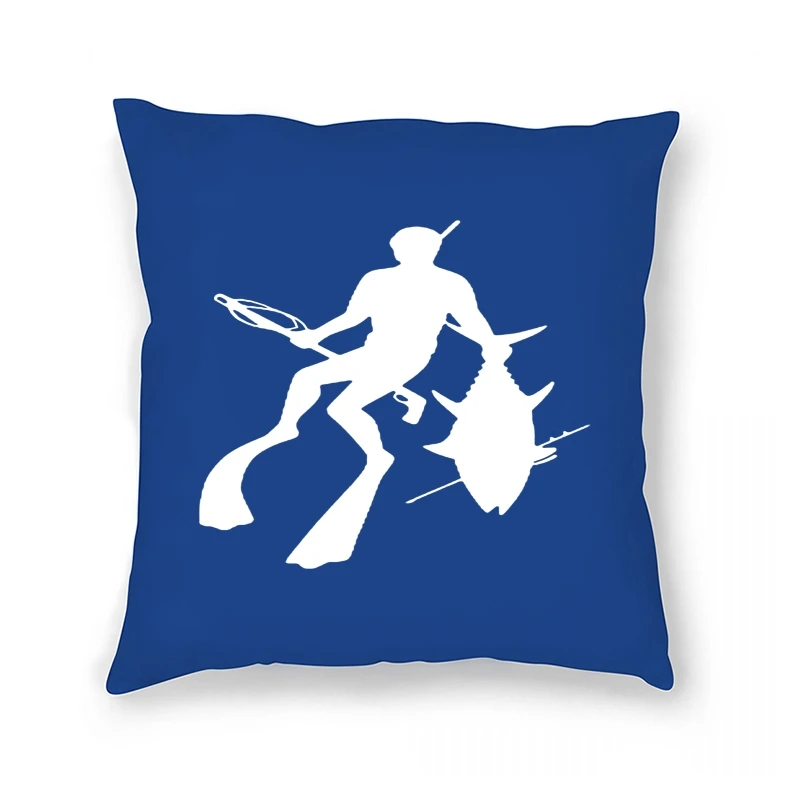 

Personalized Diving Fisher Spear Print Pillow Case Oversized Basic & For