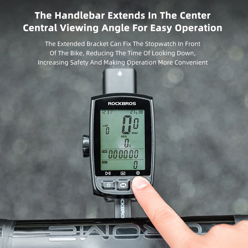 ROCKBROS держатель для велосипедного компьютера дорожный велосипед встроенный