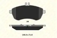 

B2430620615KD11 for brake BALATASI ON W204 20615kd11 1314 20615kd11