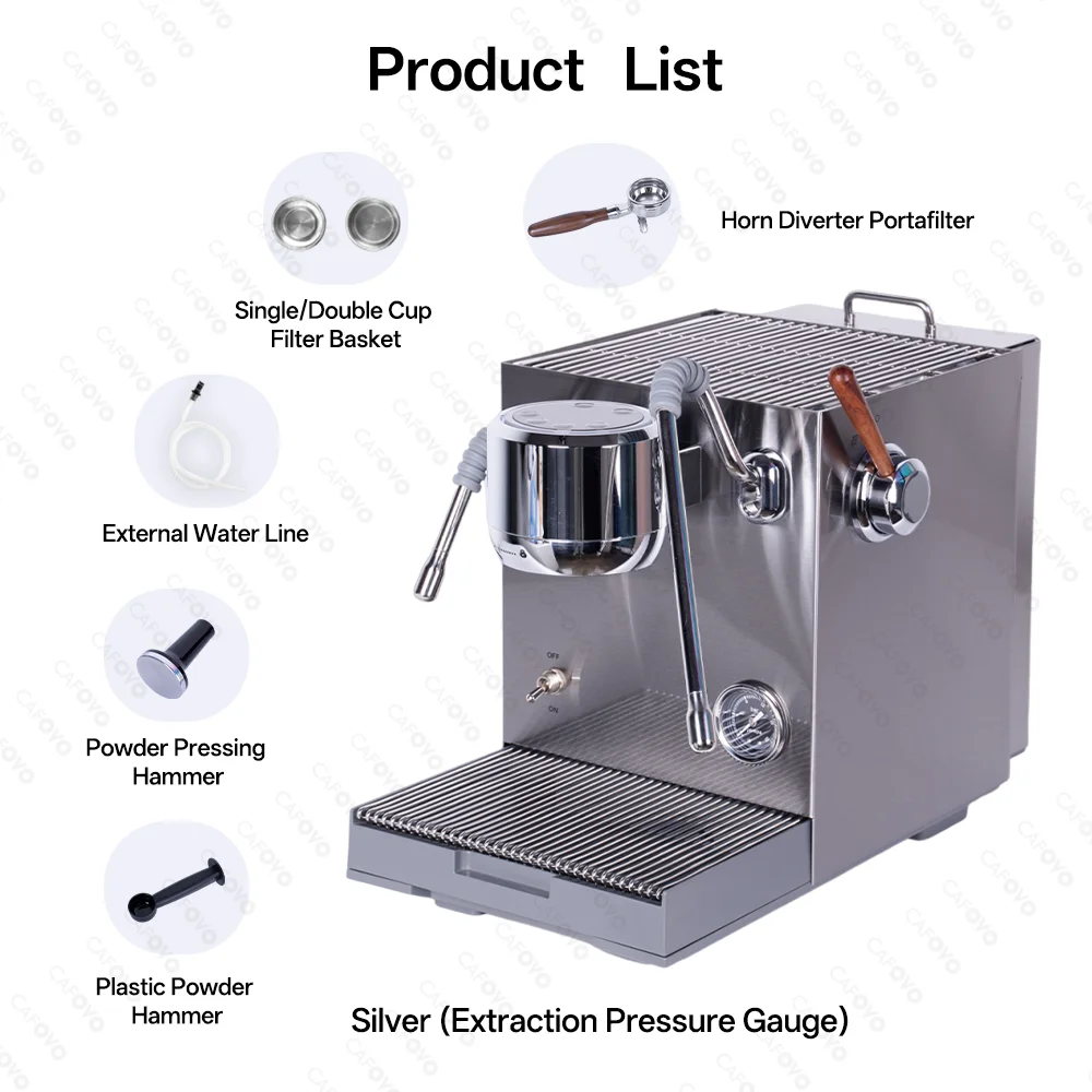 

CAFOVO E120 полуавтоматическая эспрессо-машина