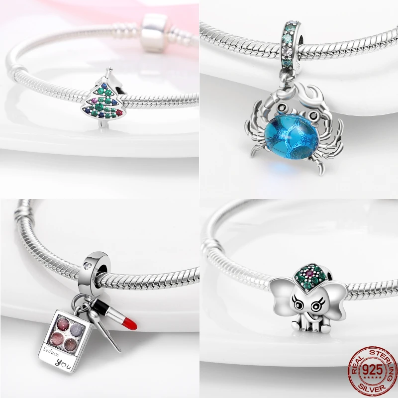 925 оригинальные женские подвески plata из серебра пробы для браслета pandora |