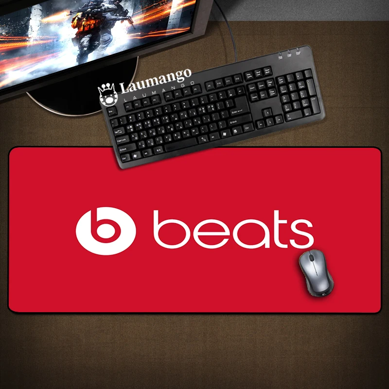 

Beats Audio Mousepad Gamer Large Mouse Pad Anime Mause Gaming Accessories Xxl Cabinet Pc Carpet Desk Keyboard Mat Extended Mats