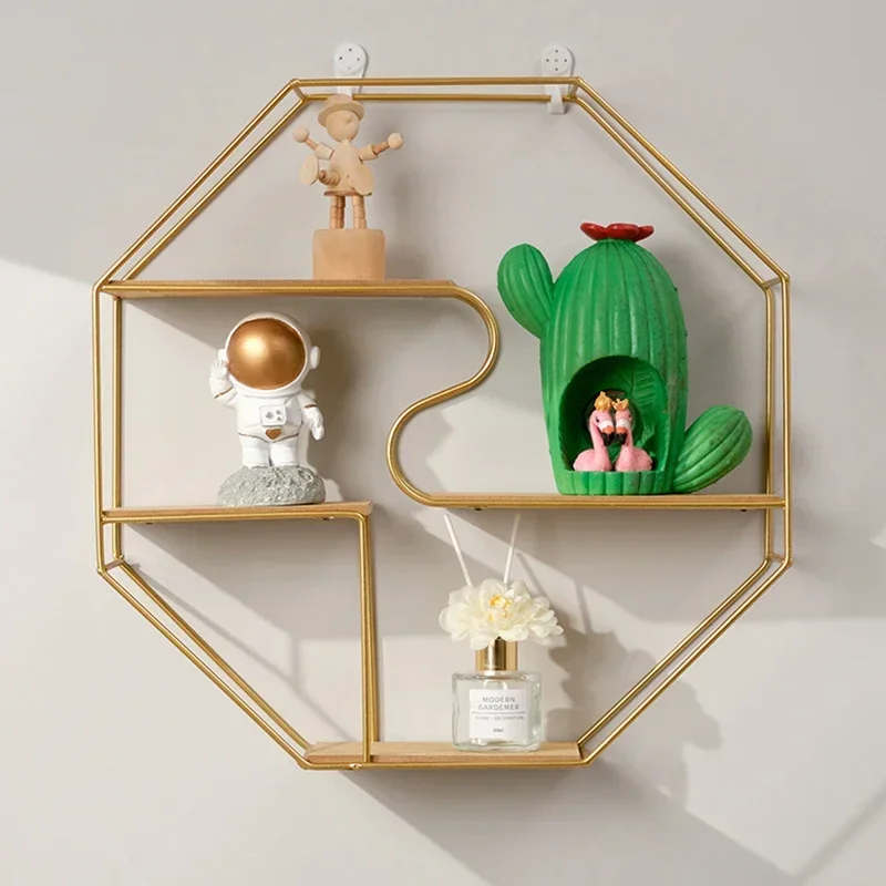 Металлическая Скандинавская витрина настенные полки для спальни Funko Pop сфера