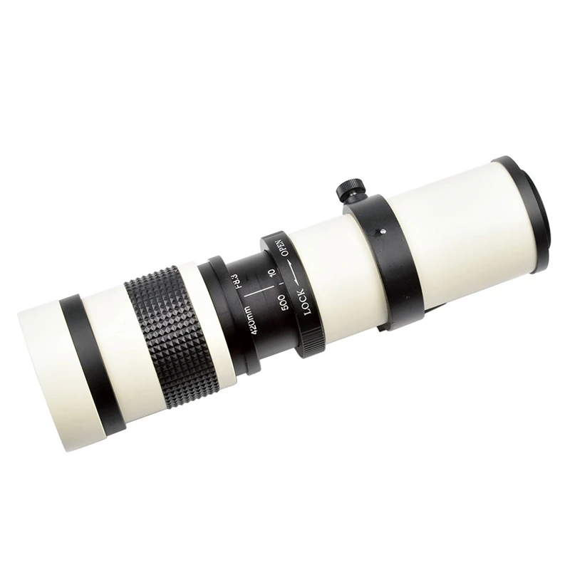 

420-800Mm Telephoto Zoom Lens Manual Zoom Lens SLR Camera Lens Replacement Accessories For Nikon Cameras D7500 D7200 D7100 D750