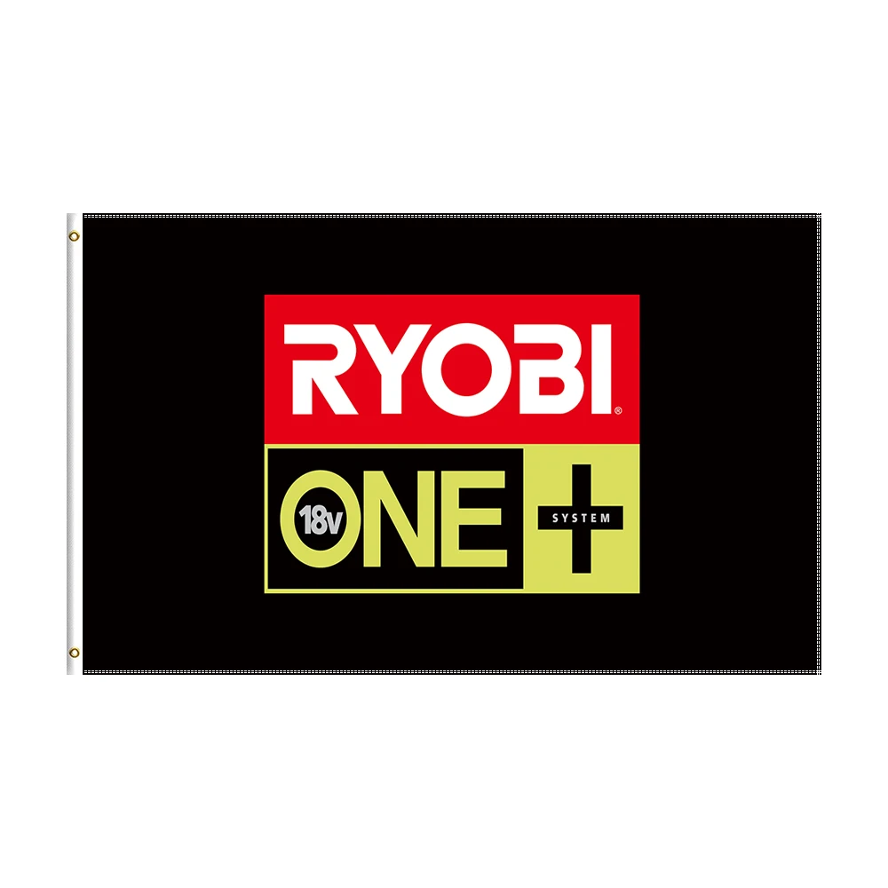 3x5 Ft Ryobi OnePlus Flag Japanese Power Tools Brand Decoration Banner