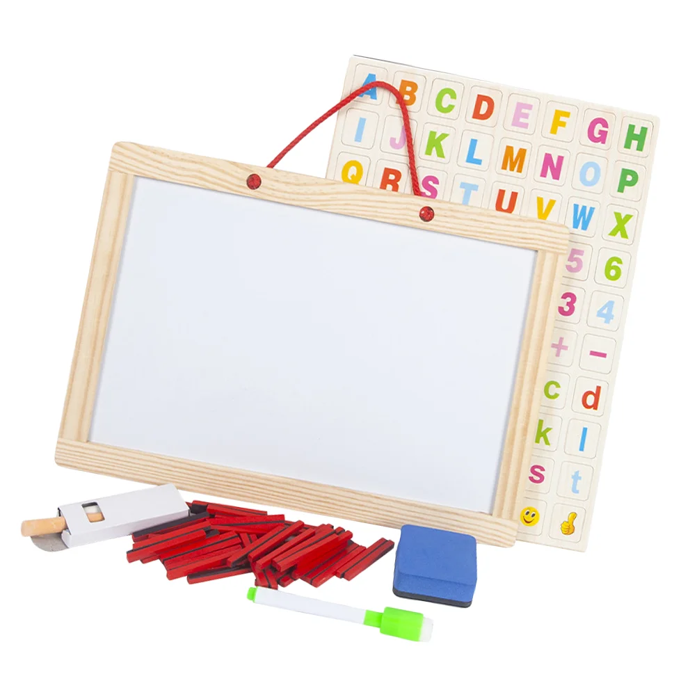 

1 набор, двусторонняя магнитная доска для рисования