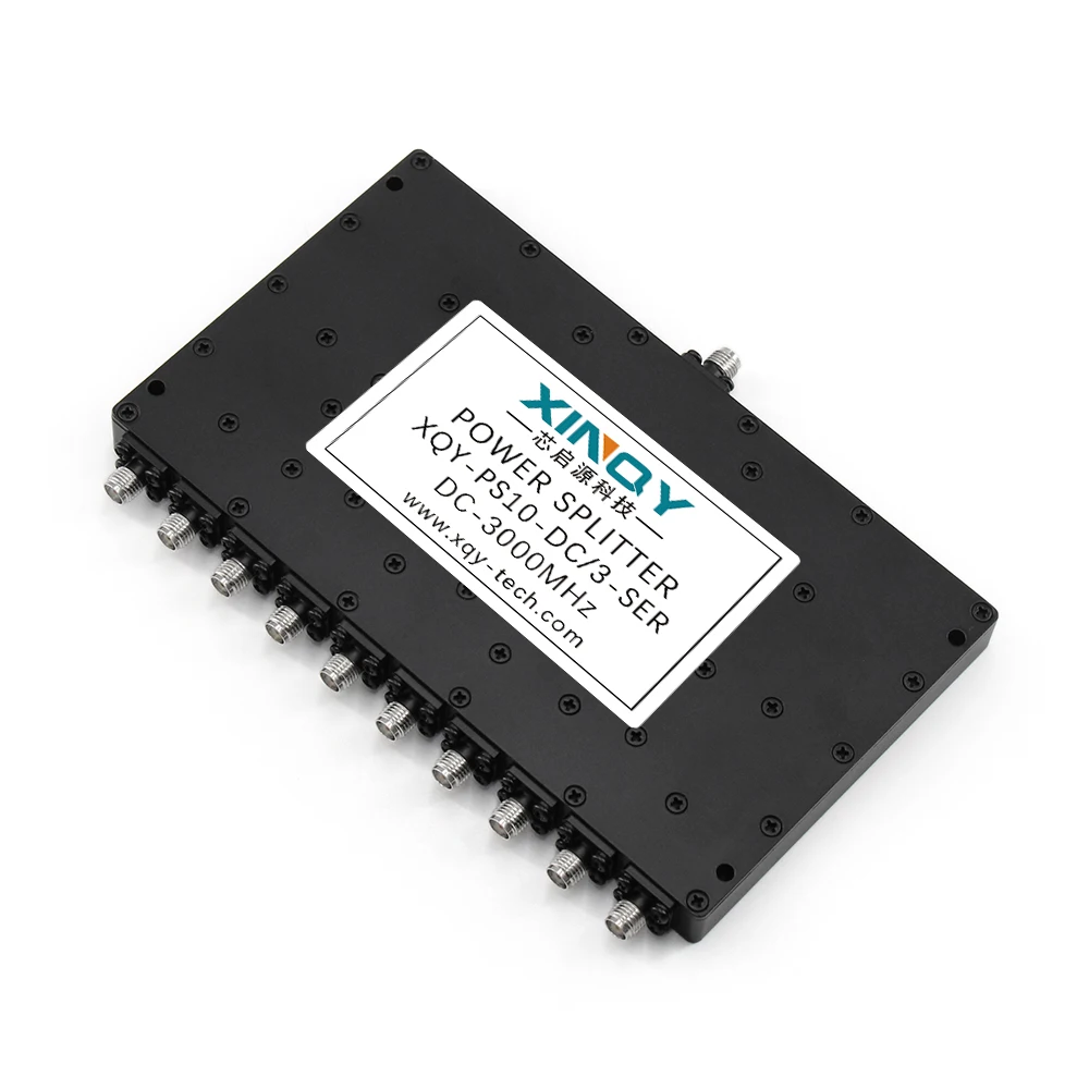 Фото Высококачественный разветвитель мощности XQY-PS10-DC/3-SER: коннектор сопротивления, преобразователь DC в 3000 МГц, 10-канальный ВЧ-разветвитель мощности №4