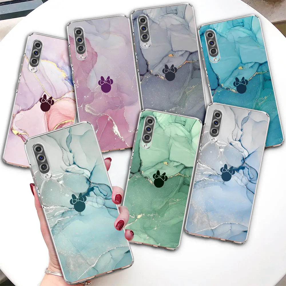 

Прозрачный чехол для Samsung Galaxy A50 A10 A70 A30 A20s A20e A40 A10s A20 A30s A50s A70s, силиконовый чехол для телефона, Модный Цветной Мраморный