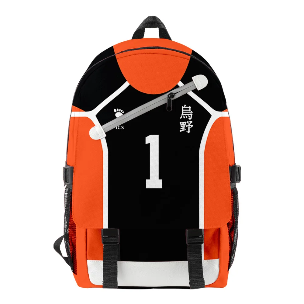 

Школьные подарочные японские рюкзаки Haikyuu для подростков, школьные ранцы с 3D принтом для мальчиков и девочек, для старших классов, для путеш...