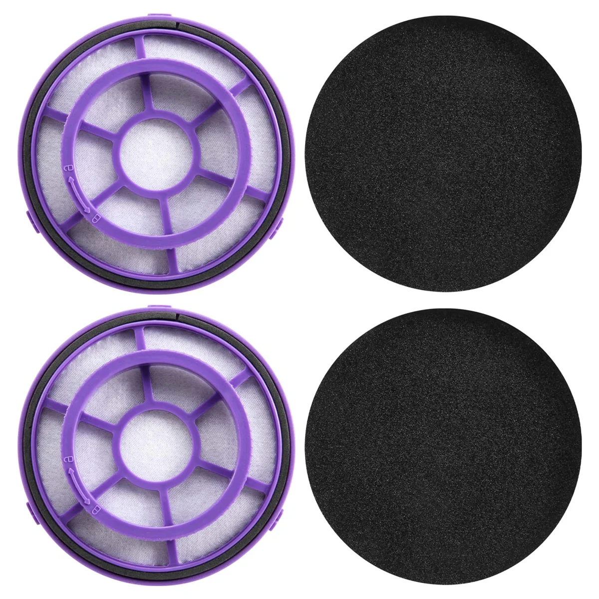 Аксессуары для пылесоса HEPA Filter применимо PUPPYOO D-526 WP526 Запчасти 2 шт.