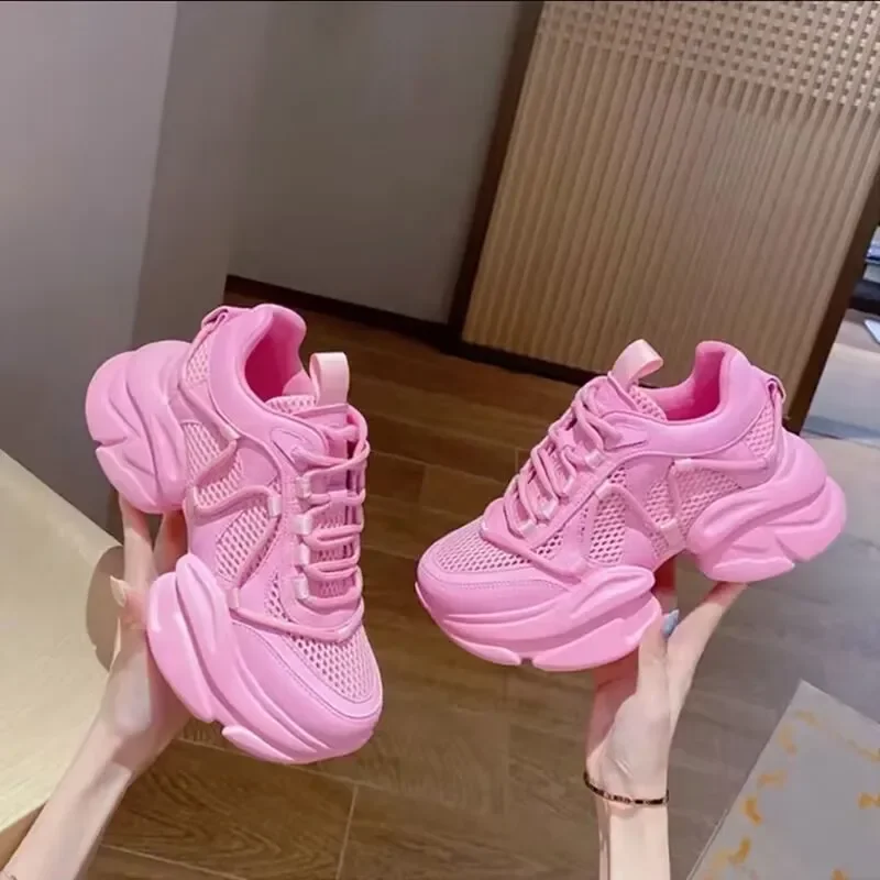 Женские кроссовки на платформе повседневные Нескользящие кроссовки-носки