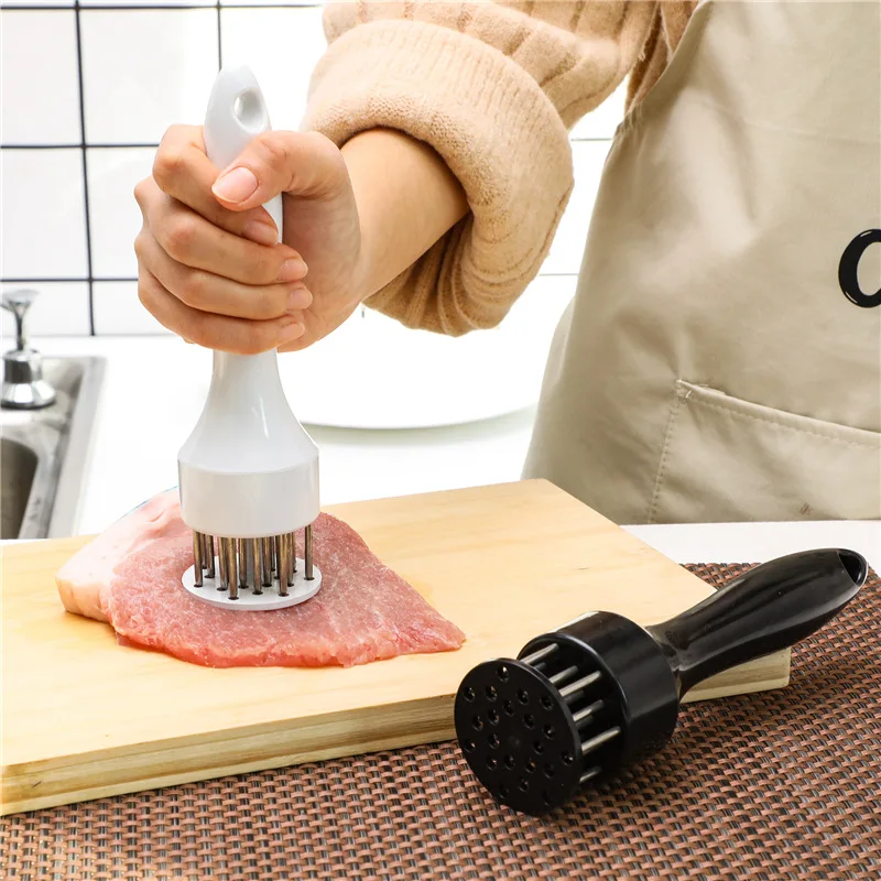 

Stainless Tender Meat Tenderizer 21 Needle Home Steak Pork Chops Fast Loose Portable Hammer Kitchen Tools Cooking Accessories